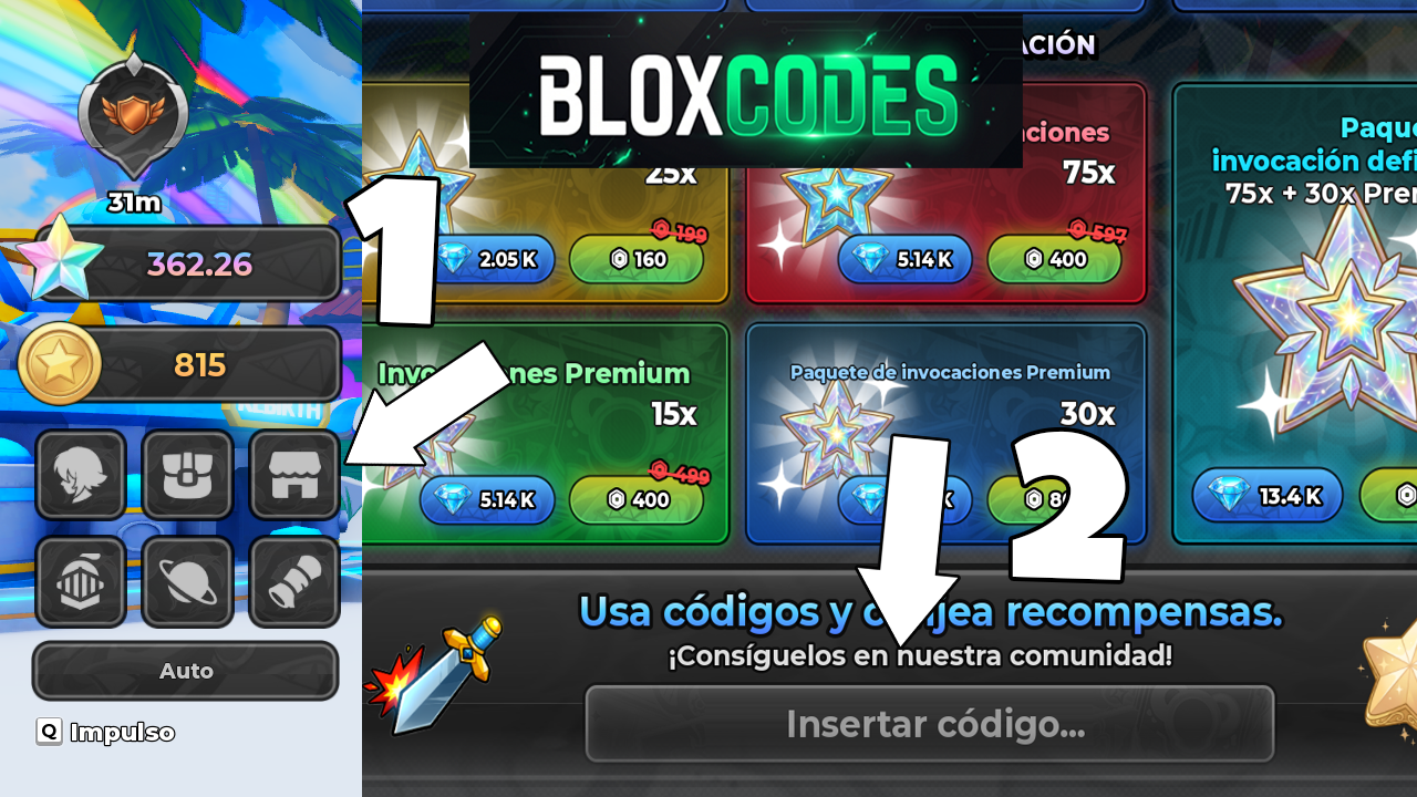 How to redeem codes in Anime Stars Roblox