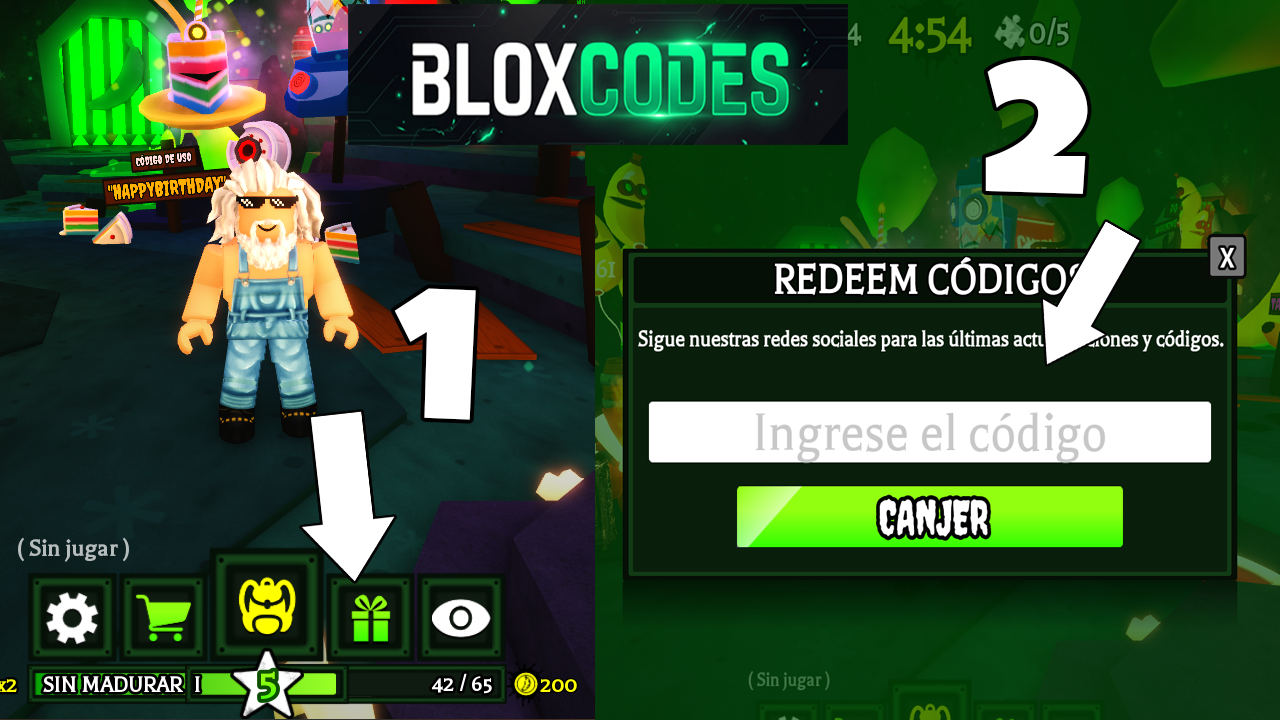 How to redeem codes in Banana Eats Roblox
