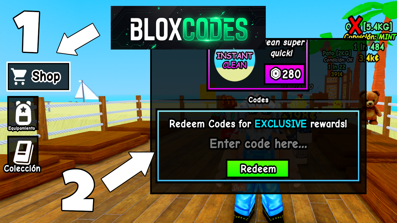 How to Redeem Codes in Dig and Clean Roblox