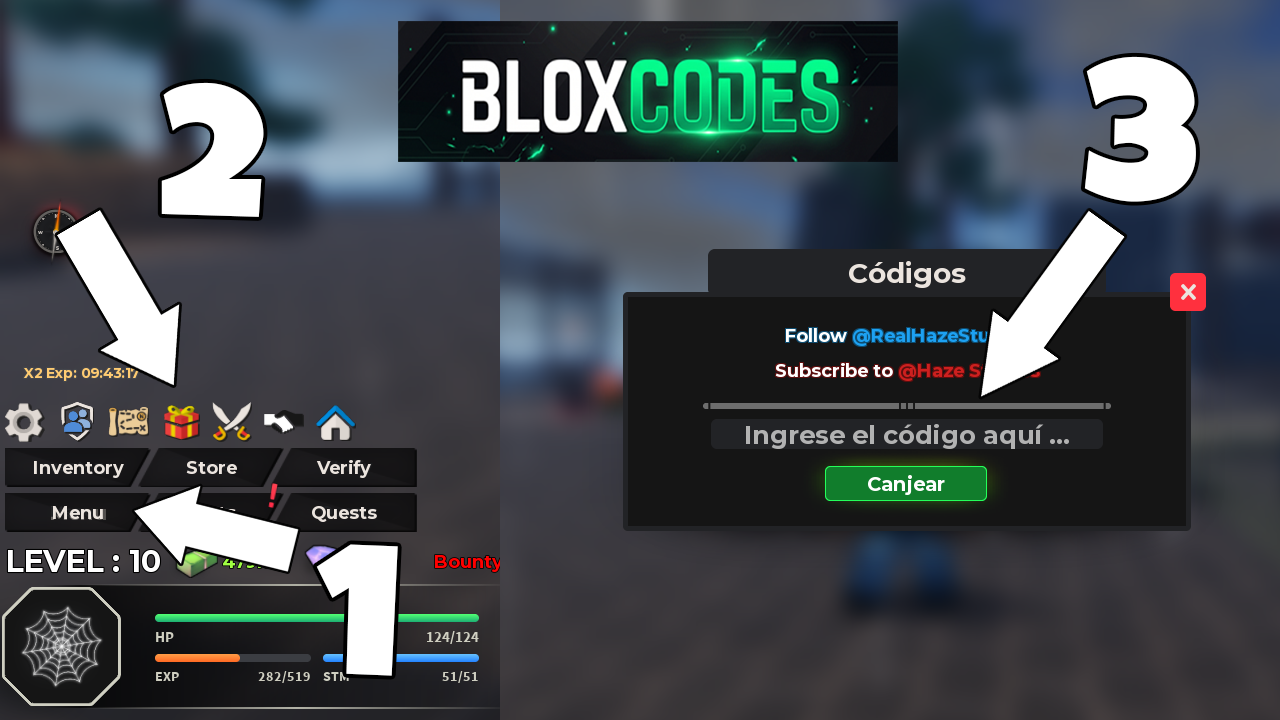 How to Redeem Codes in Haze Seas Roblox