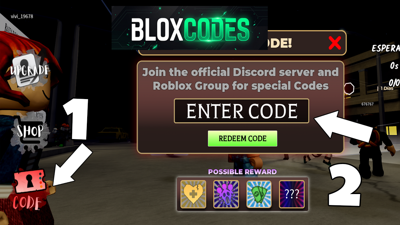 How to redeem codes in Keep the Door Locked Roblox
