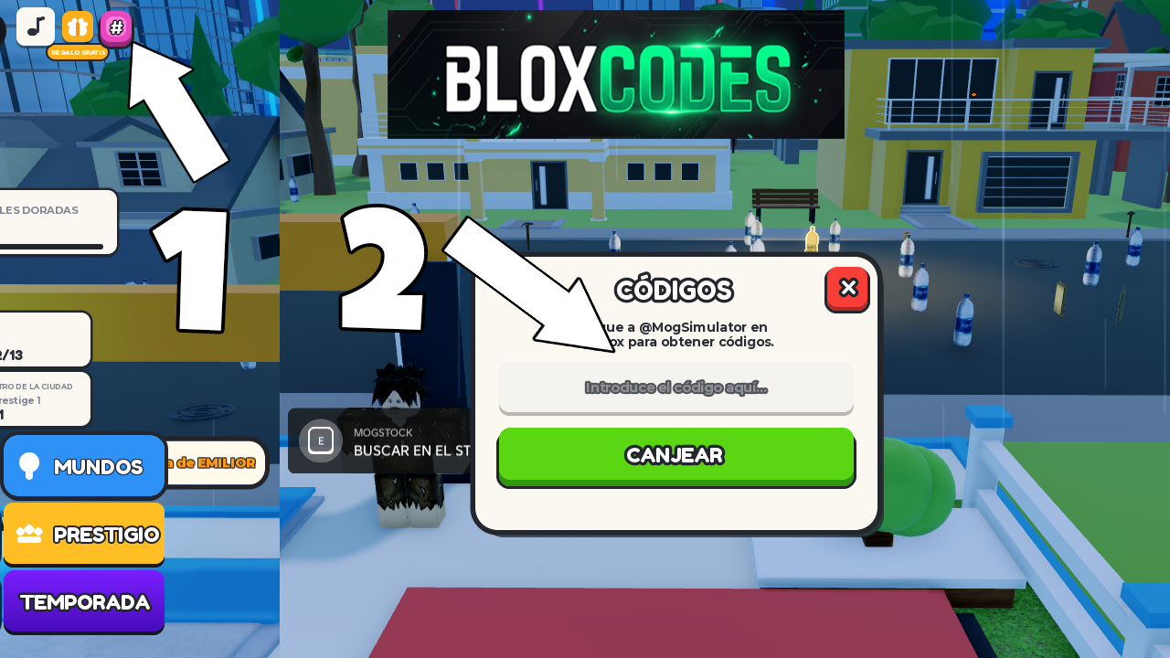 How to redeem codes in Mog or Die
