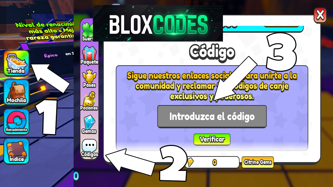 How to redeem codes in Mutant Plants Base Defense Roblox