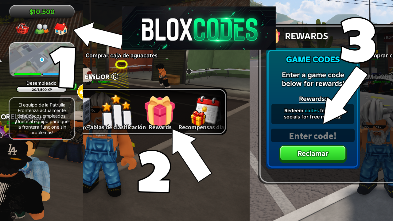 How to Redeem Codes in San Diego Border Roleplay Roblox