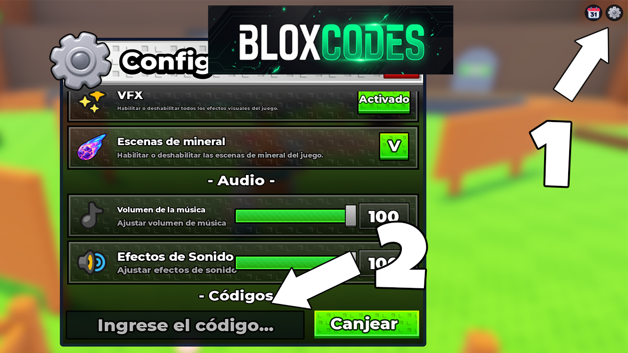 How to redeem codes in Sell Ores Roblox