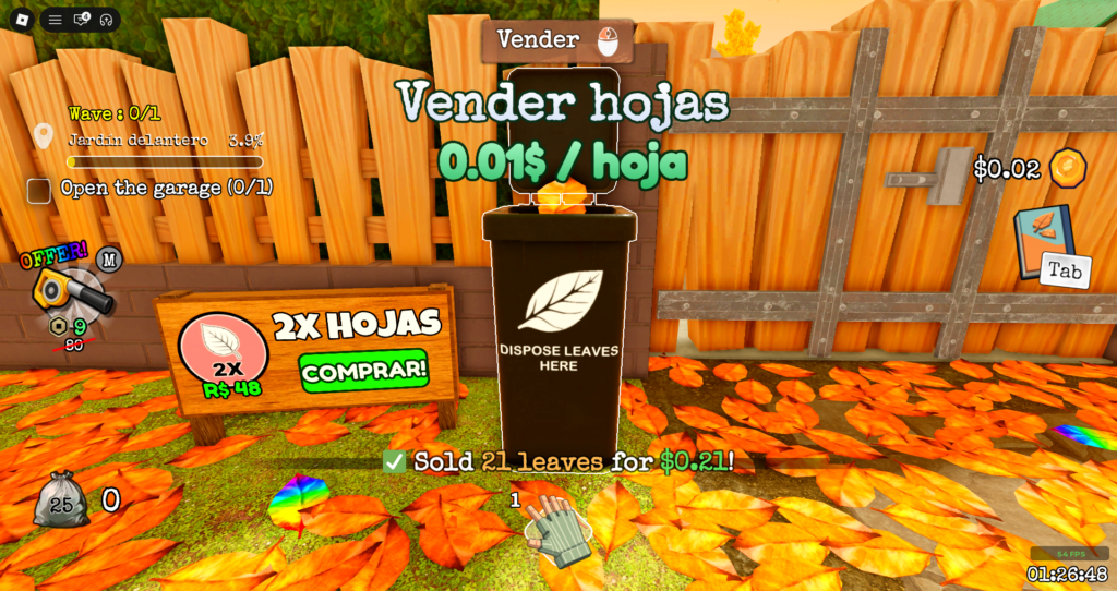 Clean All The Leaves Gameplay 3