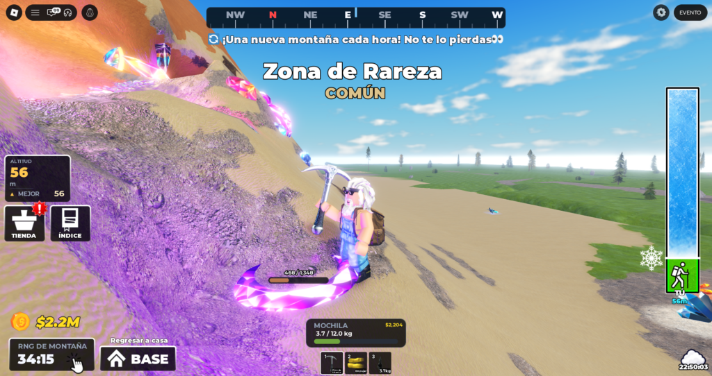 Mine a Mountain Roblox Codes Gameplay 3