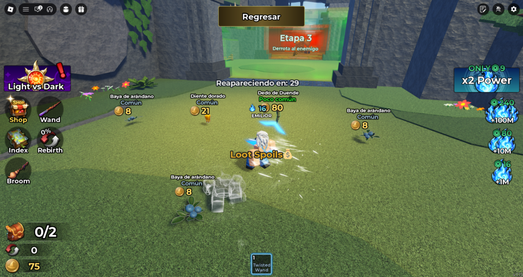 Magic Loot Roblox Codes Gameplay 1