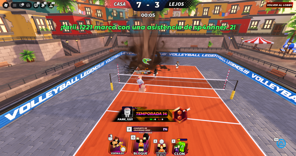Volleyball Legends Roblox Codes Gameplay 2
