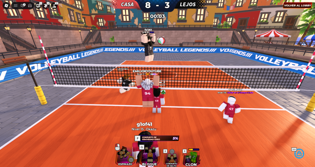 Volleyball Legends Roblox Codes Gameplay 3