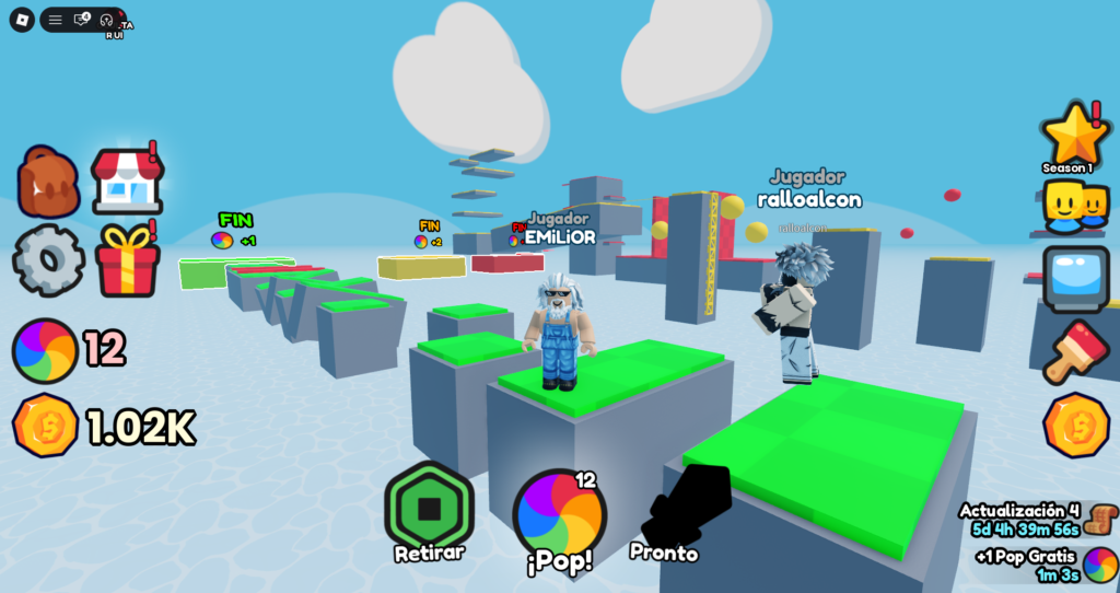 Pop For Free Roblox Codes Gameplay 1