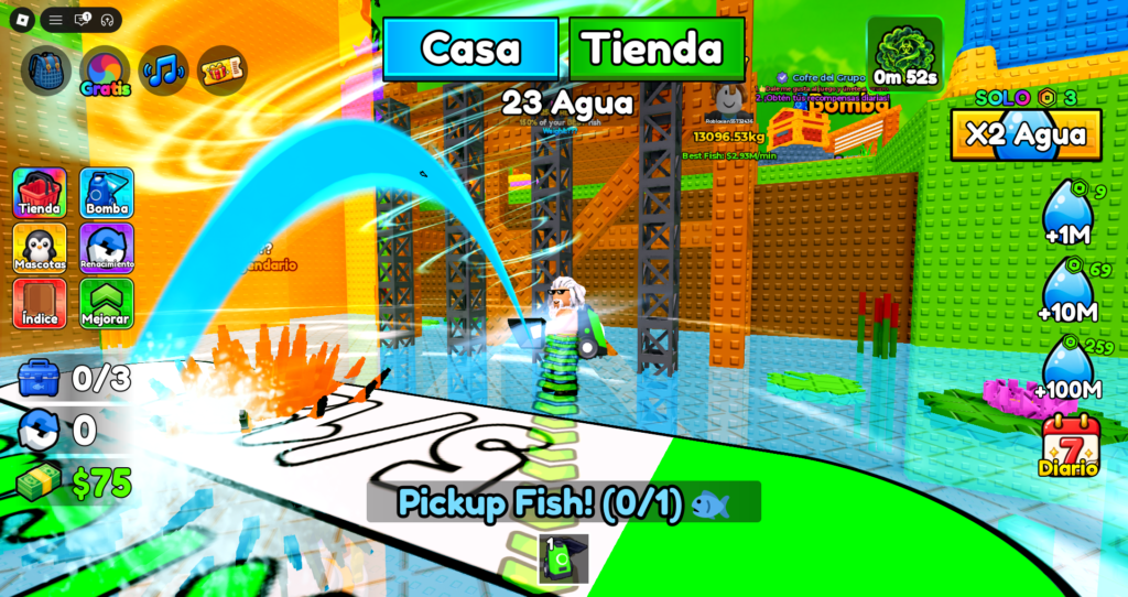 +1 Drain Water Per Click Codes Roblox Gameplay 1