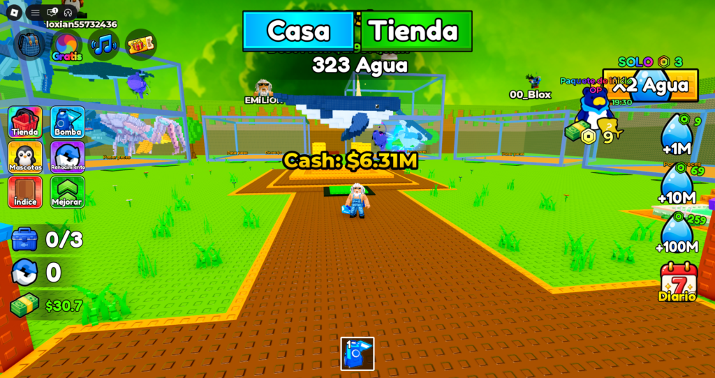 +1 Drain Water Per Click Codes Roblox Gameplay 2