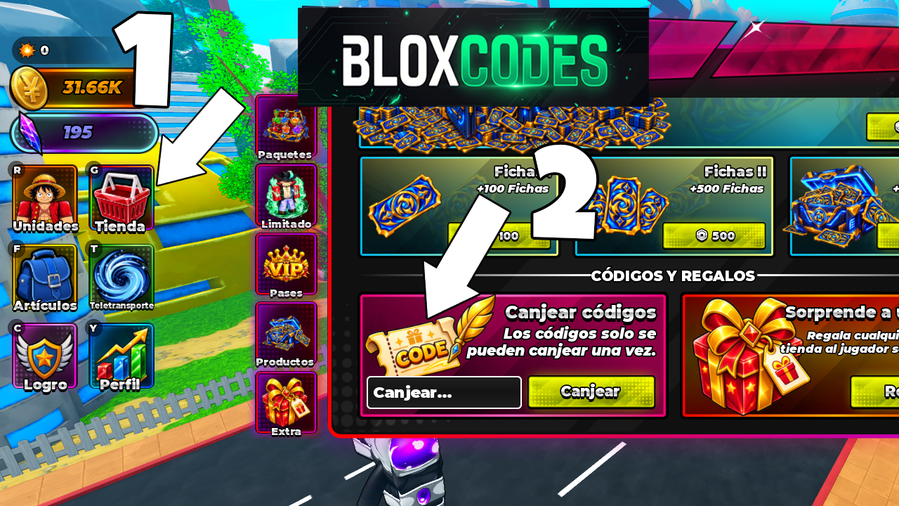 How to redeem codes in Anime Avatar Fighting Roblox