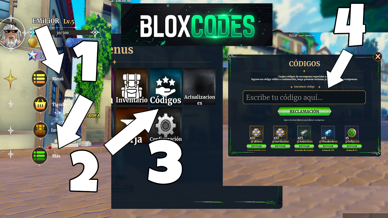 How to redeem codes in Dungeon Lootr Roblox