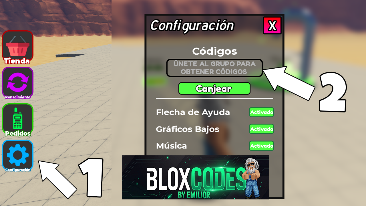 How to redeem codes in Military Army Tycoon Roblox