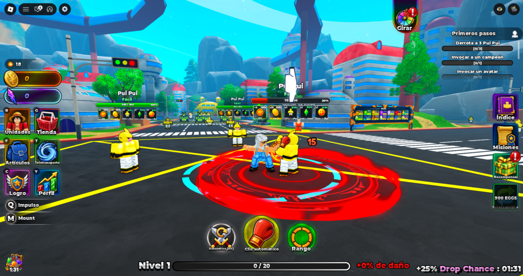 Anime Avatar Fighting Roblox Codes Gameplay 1
