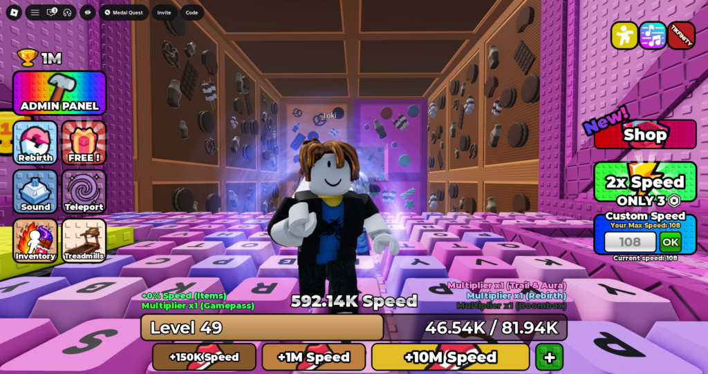 +1 KE but F2P Admin Panel Roblox Codes Gameplay 3