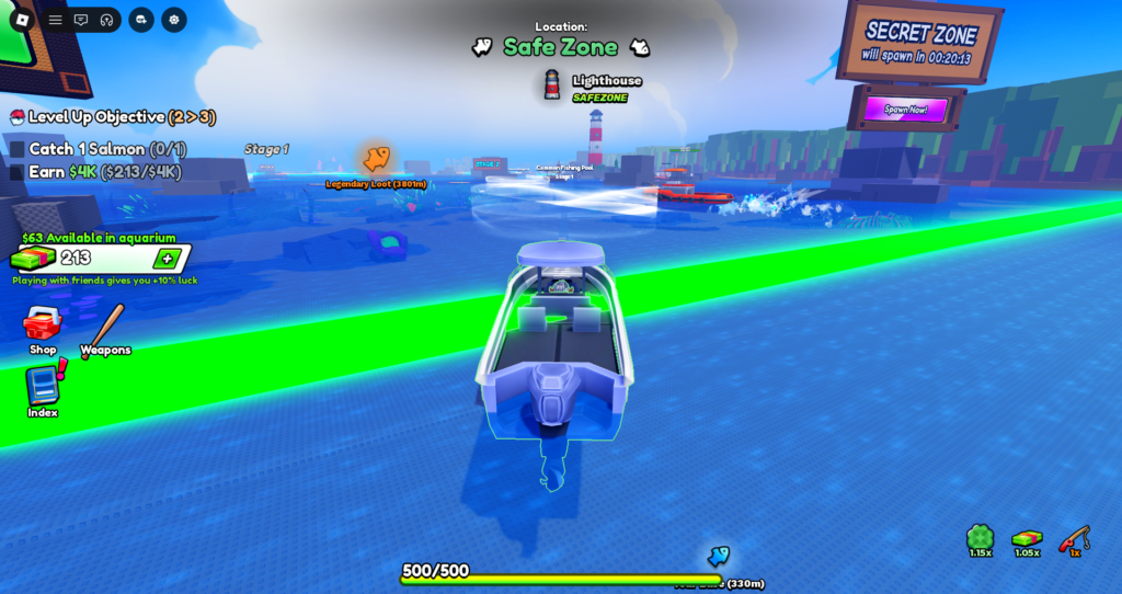 Fishing Wars Roblox Codes Gameplay 1