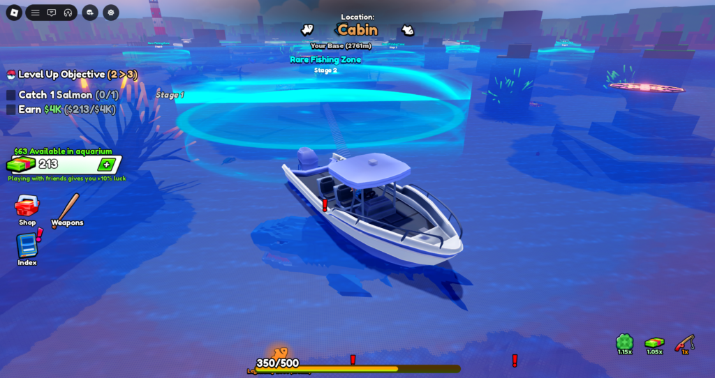 Fishing Wars Roblox Codes Gameplay 2
