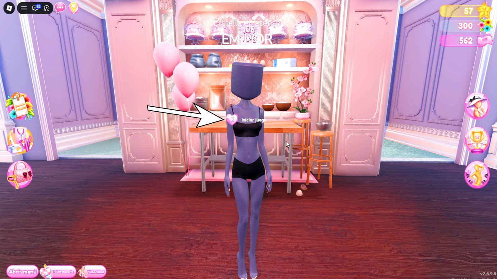 Kitchen area in Dress to Impress Freeplay