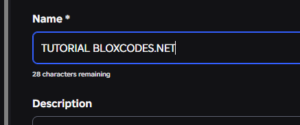 Roblox gamepass tutorial step 8 - Naming the pass without dots