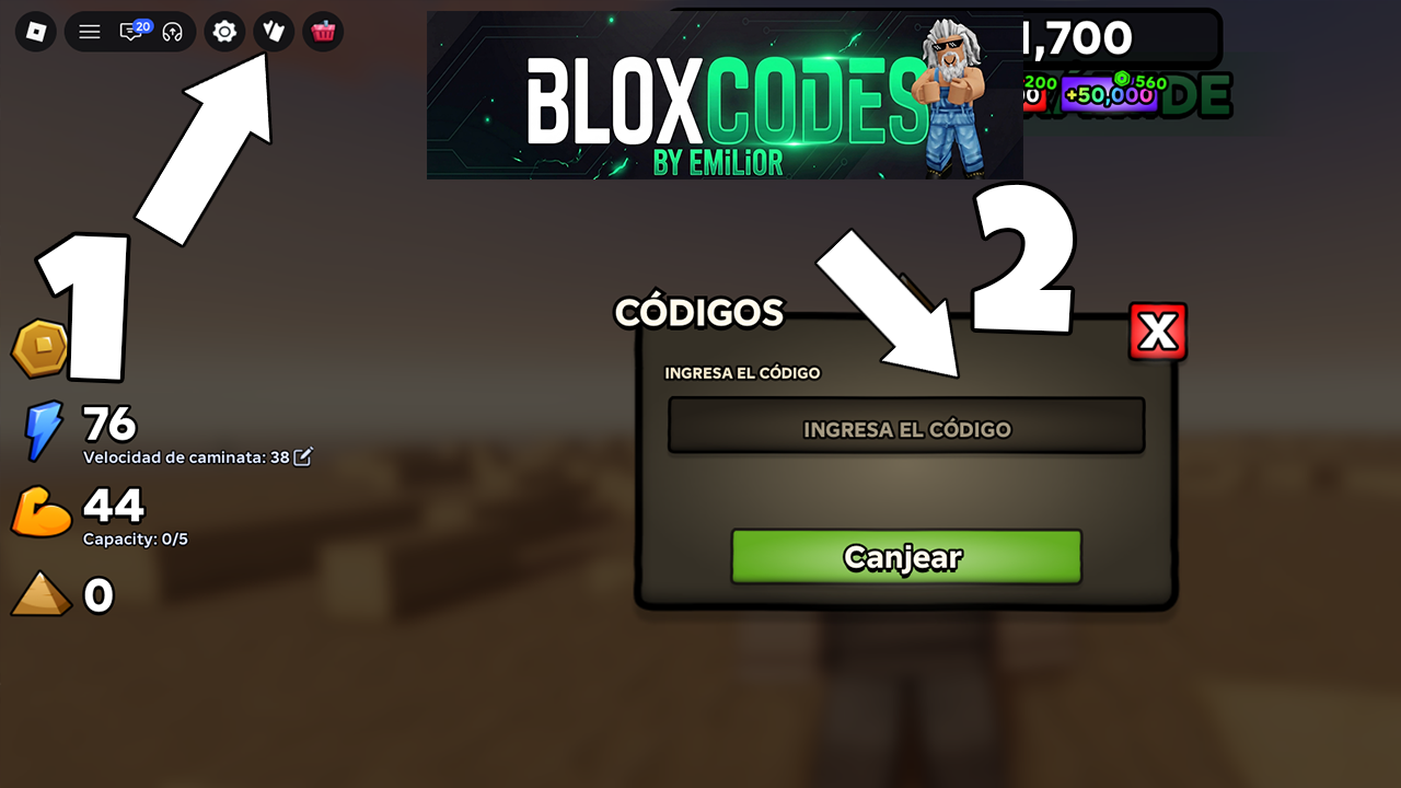 How to redeem codes in Build the Pyramid Roblox