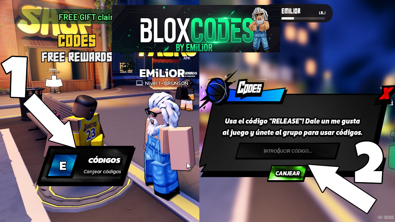 How to redeem codes in NBA Heroes Roblox