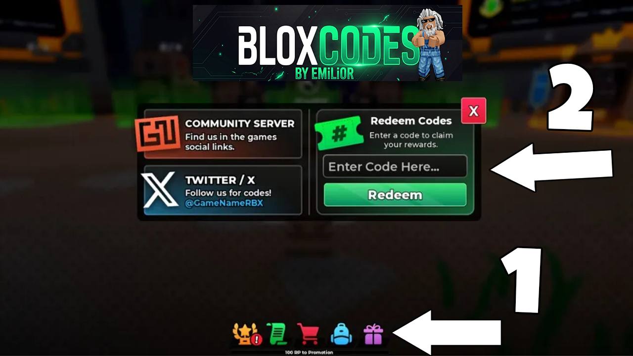 How to redeem codes in Drill to Earth's Core Roblox
