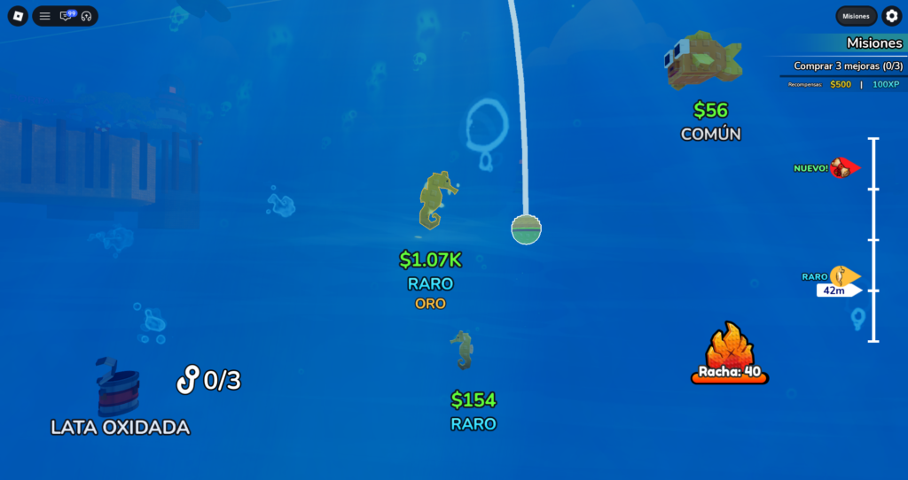 Deep Fishing Roblox Codes Gameplay 2